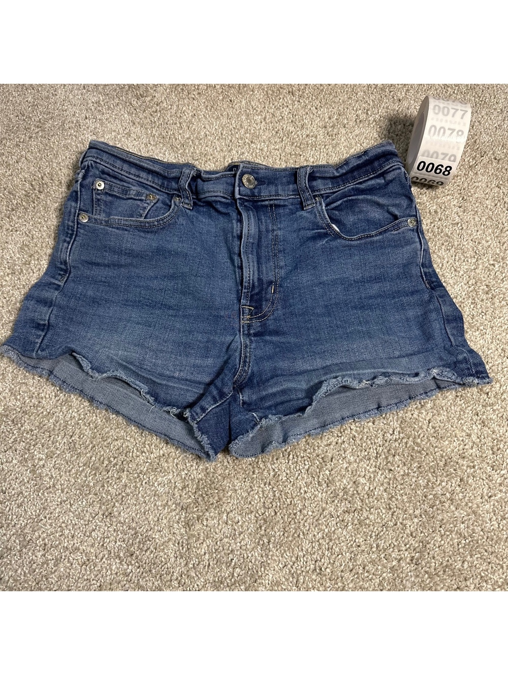 GAP dark wash denim shorts